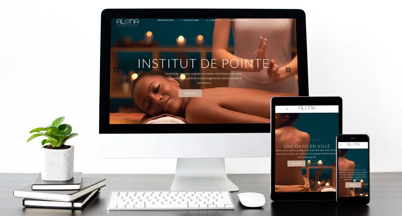 Alena Institut Luxembourg website project